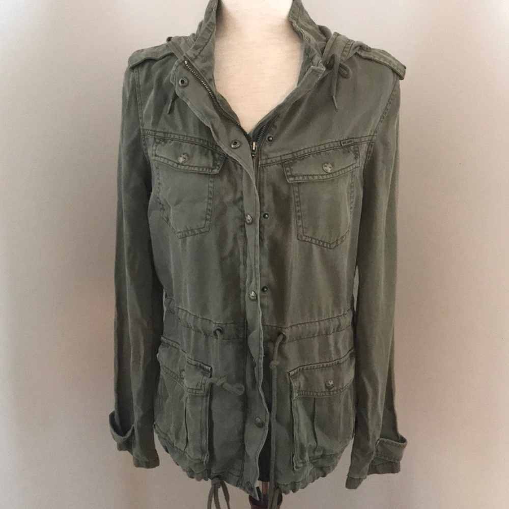 Military style jacket.